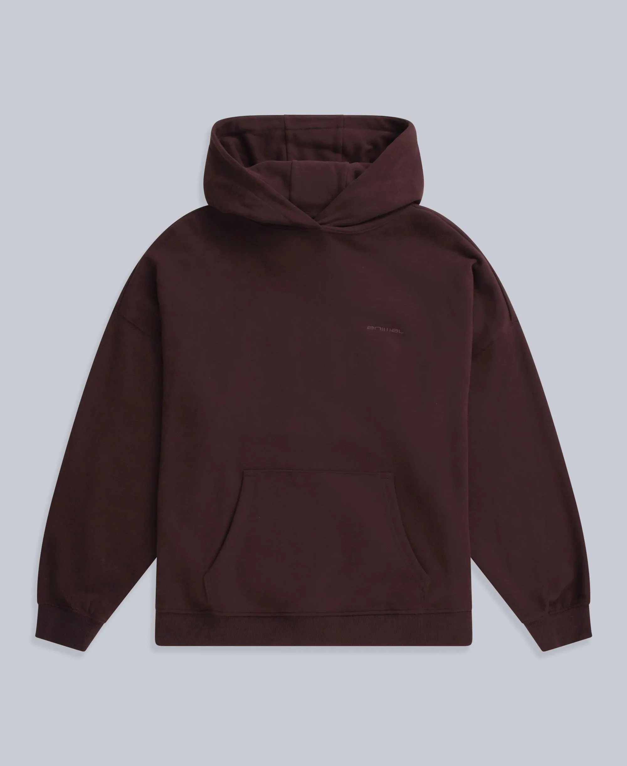 Idol Womens Drop Shoulder Hoodie - Dark Purple