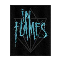 In Flames Scratched Logo Patch