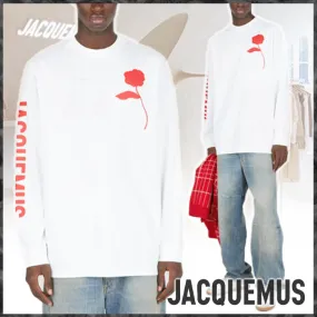 JACQUEMUS  |Crew Neck Street Style Long Sleeves Cotton