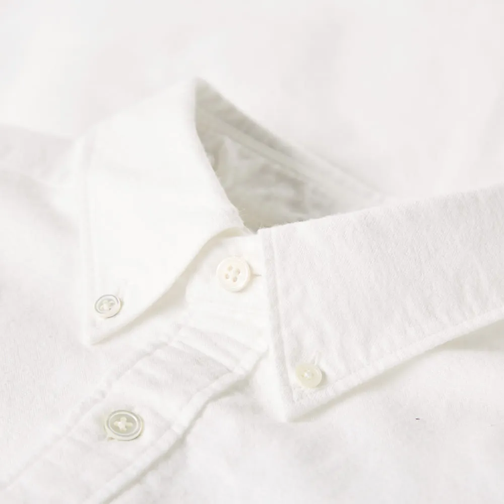 Journal Standard Button Down Brushed Oxford ShirtWhite