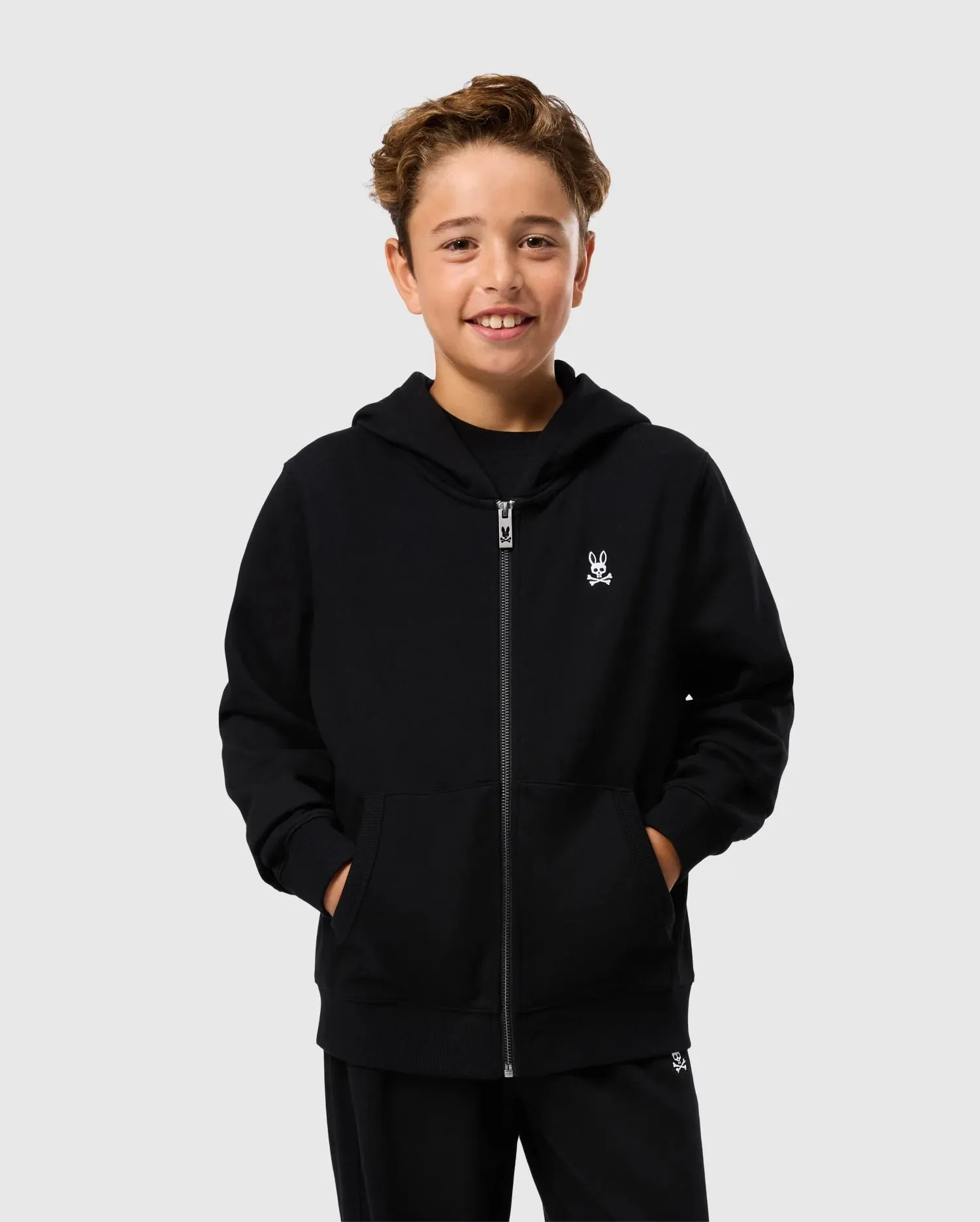 KIDS LEVY ZIP FLEECE HOODIE - B0H720D200