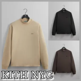 KITH NYC  |Street Style Long Sleeves Cotton Long Sleeve T-shirt Logo