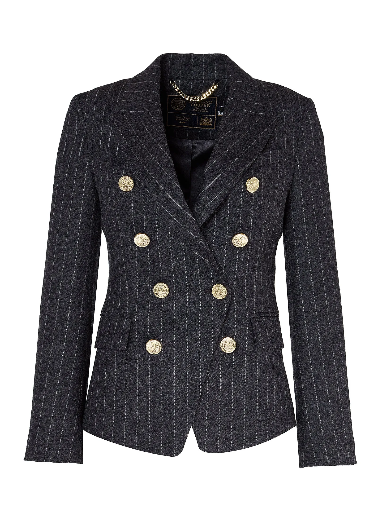 Knightsbridge Blazer (Charcoal Pinstripe)