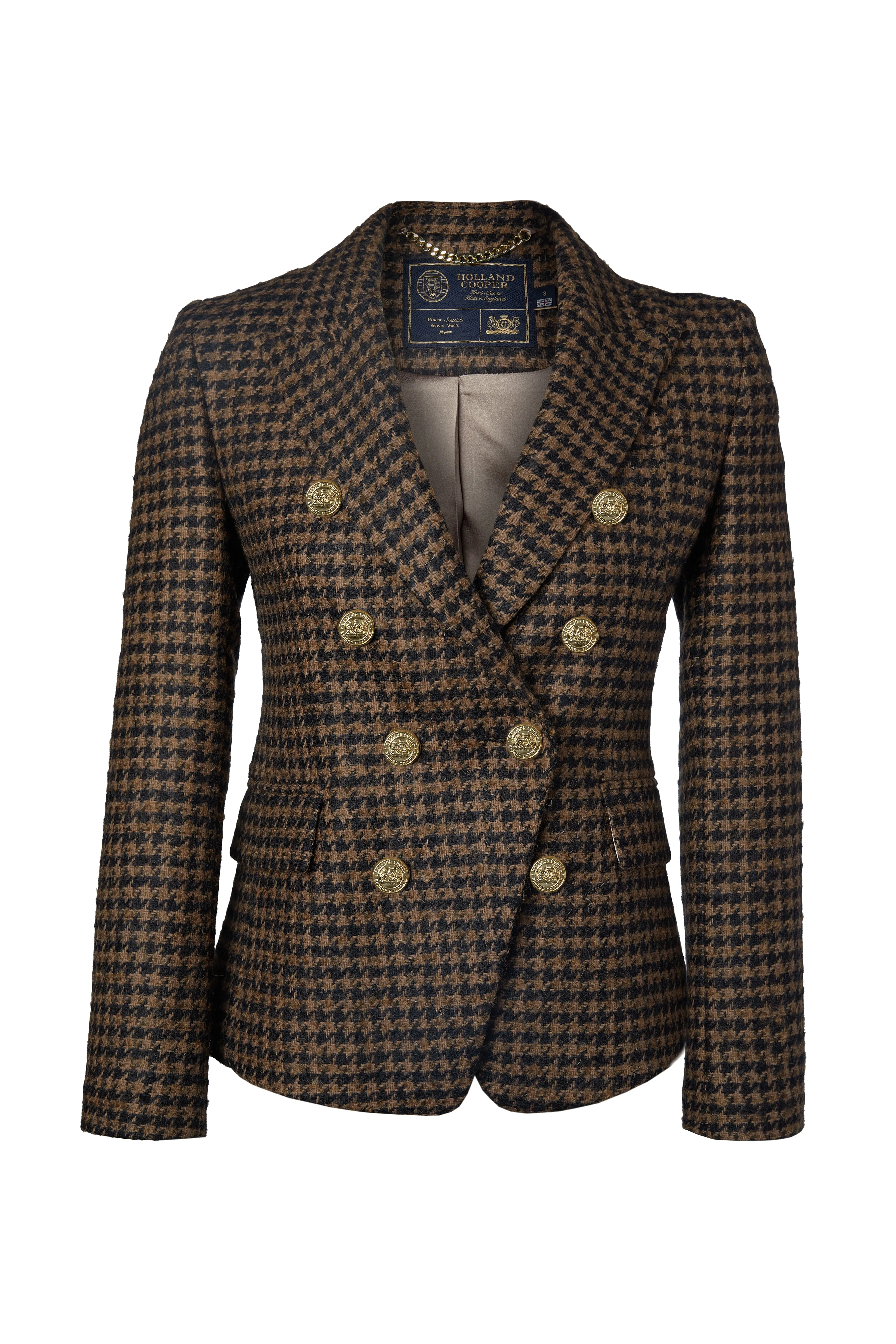 Knightsbridge Blazer (Chocolate Houndstooth)