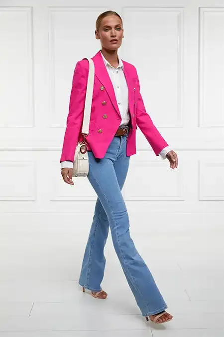 Knightsbridge Blazer (Hot Pink Linen)