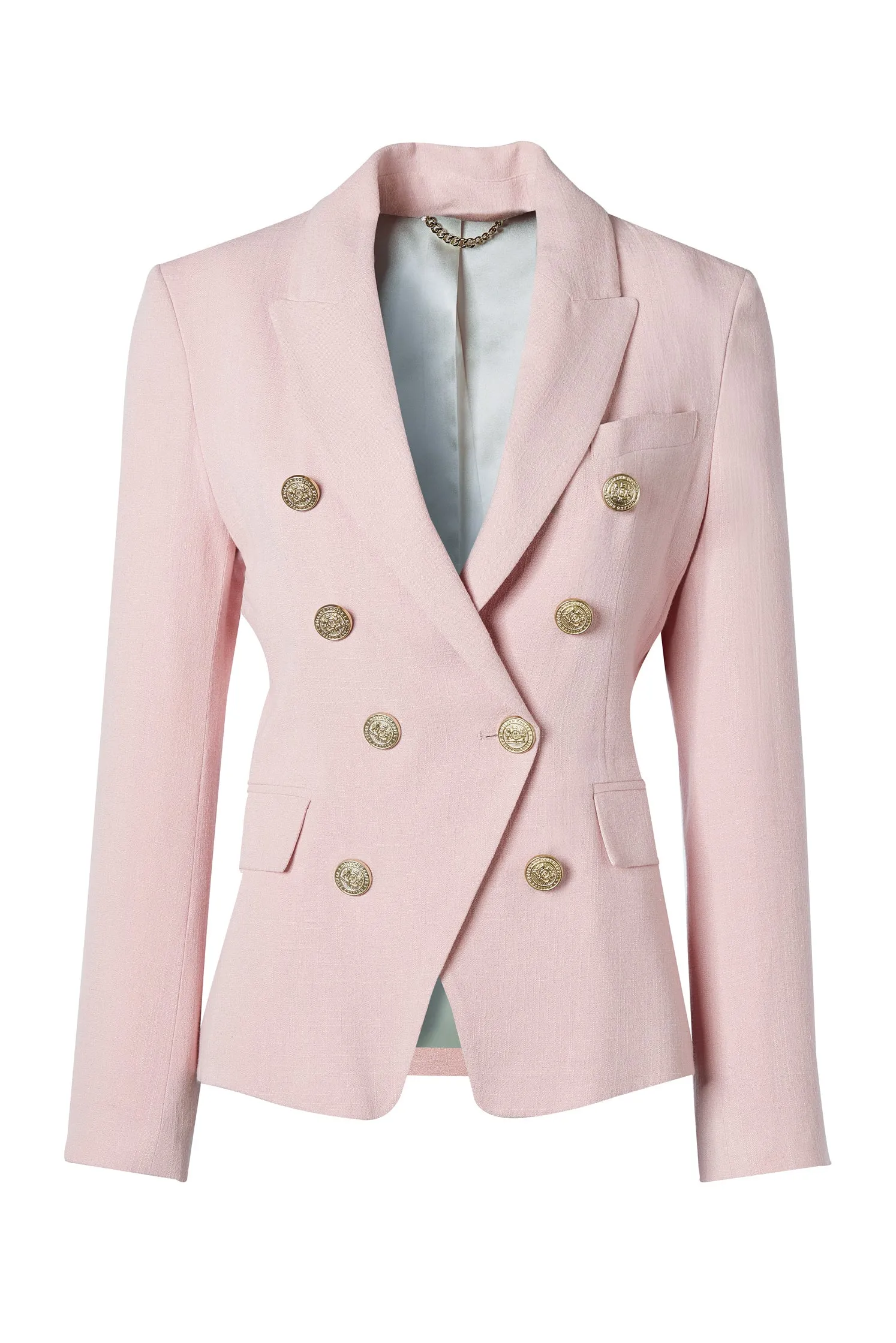 Knightsbridge Blazer (Pink Linen)