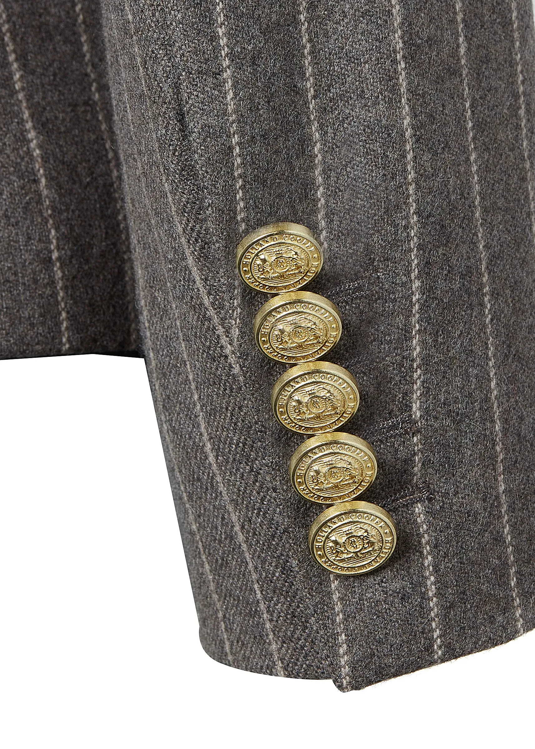 Knightsbridge Blazer (Soft Grey Pinstripe)