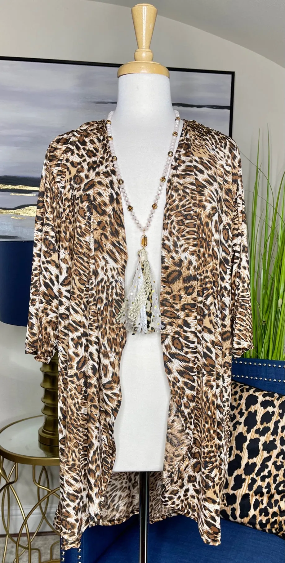 Light Leopard spotted Cardigan