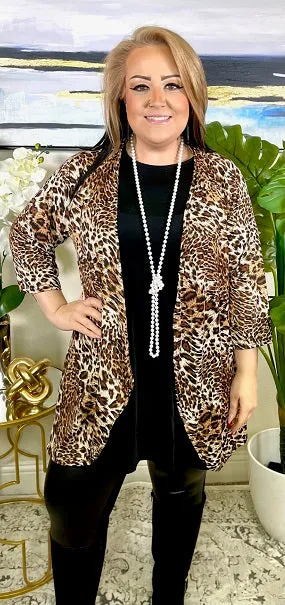 Light Leopard spotted Cardigan