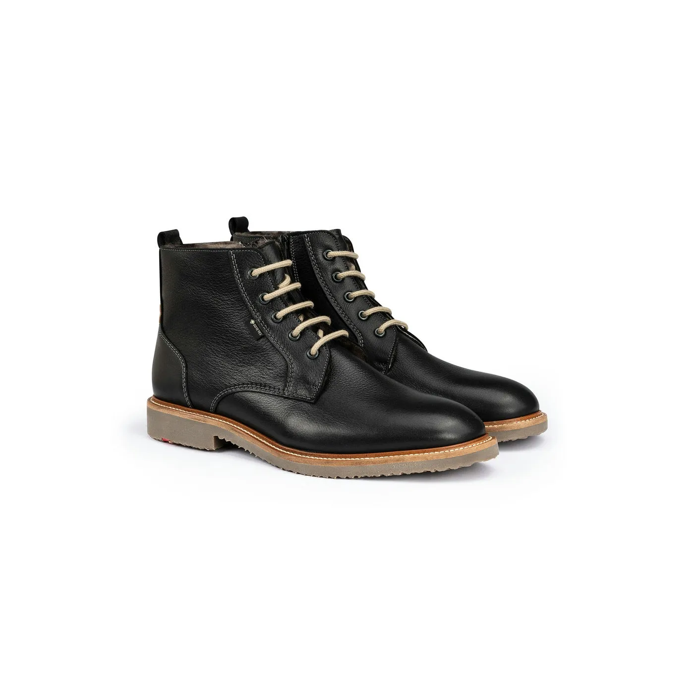 Lloyd Varon Casual Lace Up Boot Black