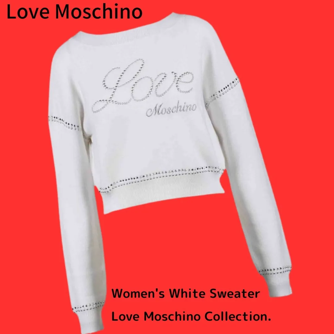 Love Moschino  |Short Casual Style Long Sleeves Plain Cotton Logo