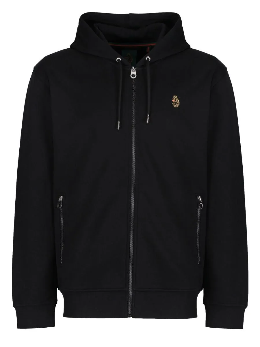 Luke 1977 Berlin Zip Hoodies Jet Black