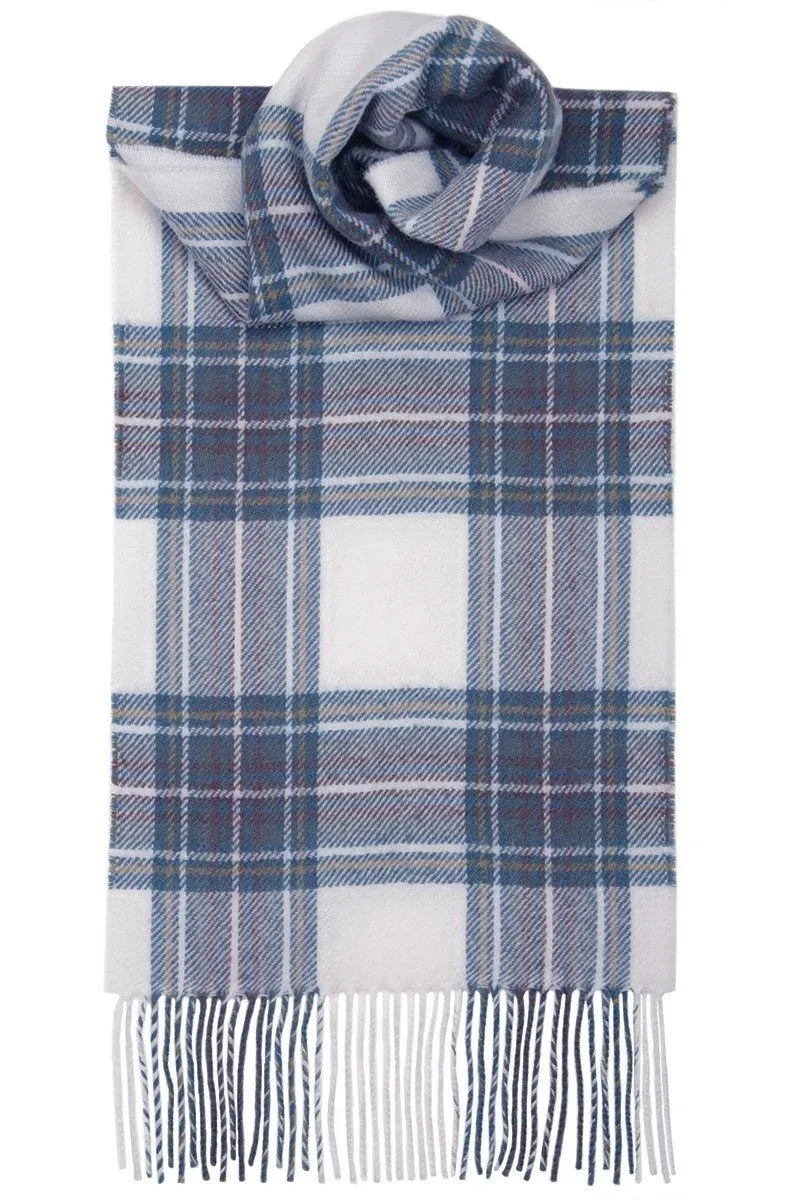 Luxury Lambswool Scarf (Stewart Blue Dress)