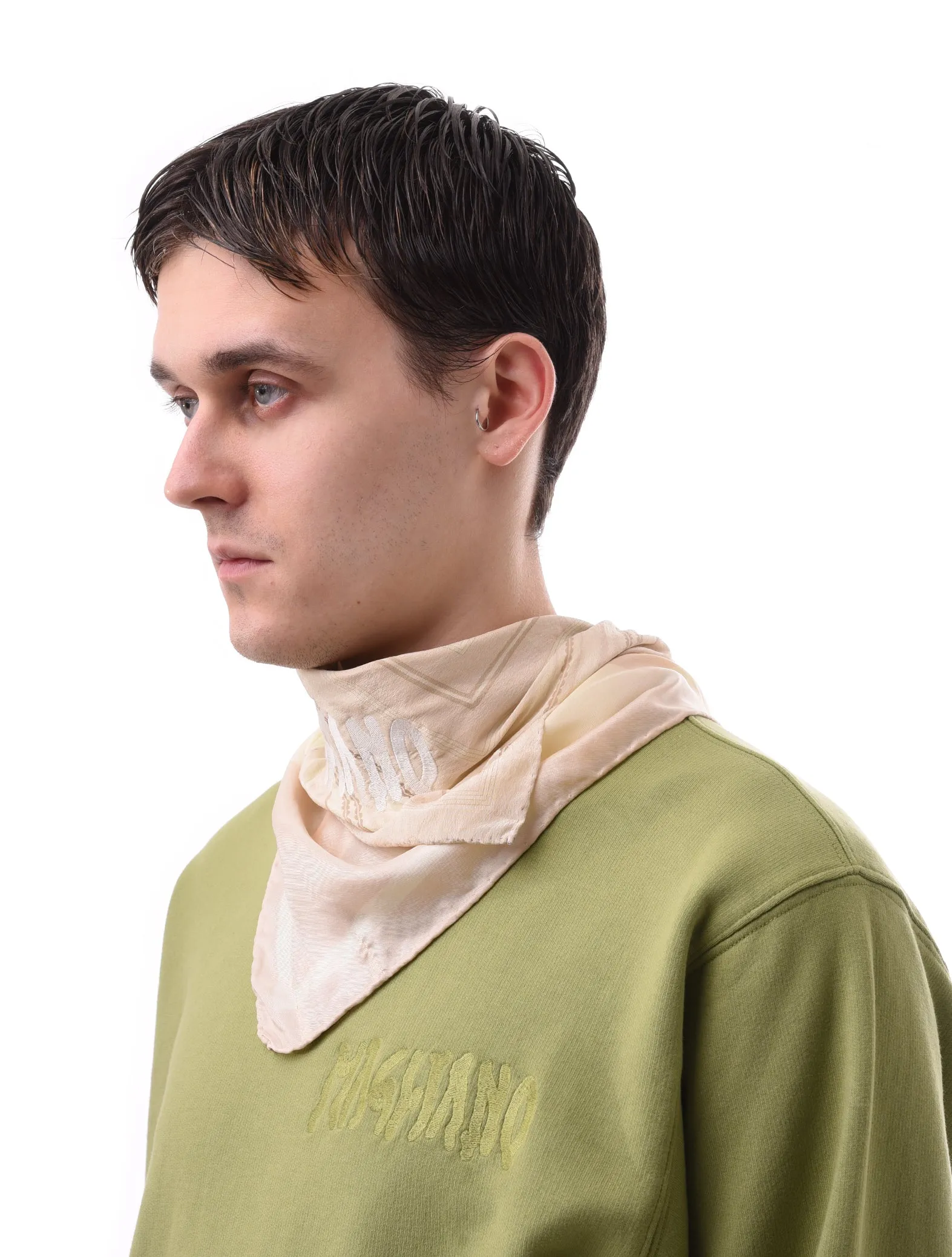 Magliano Silk Scout Scarf Off White