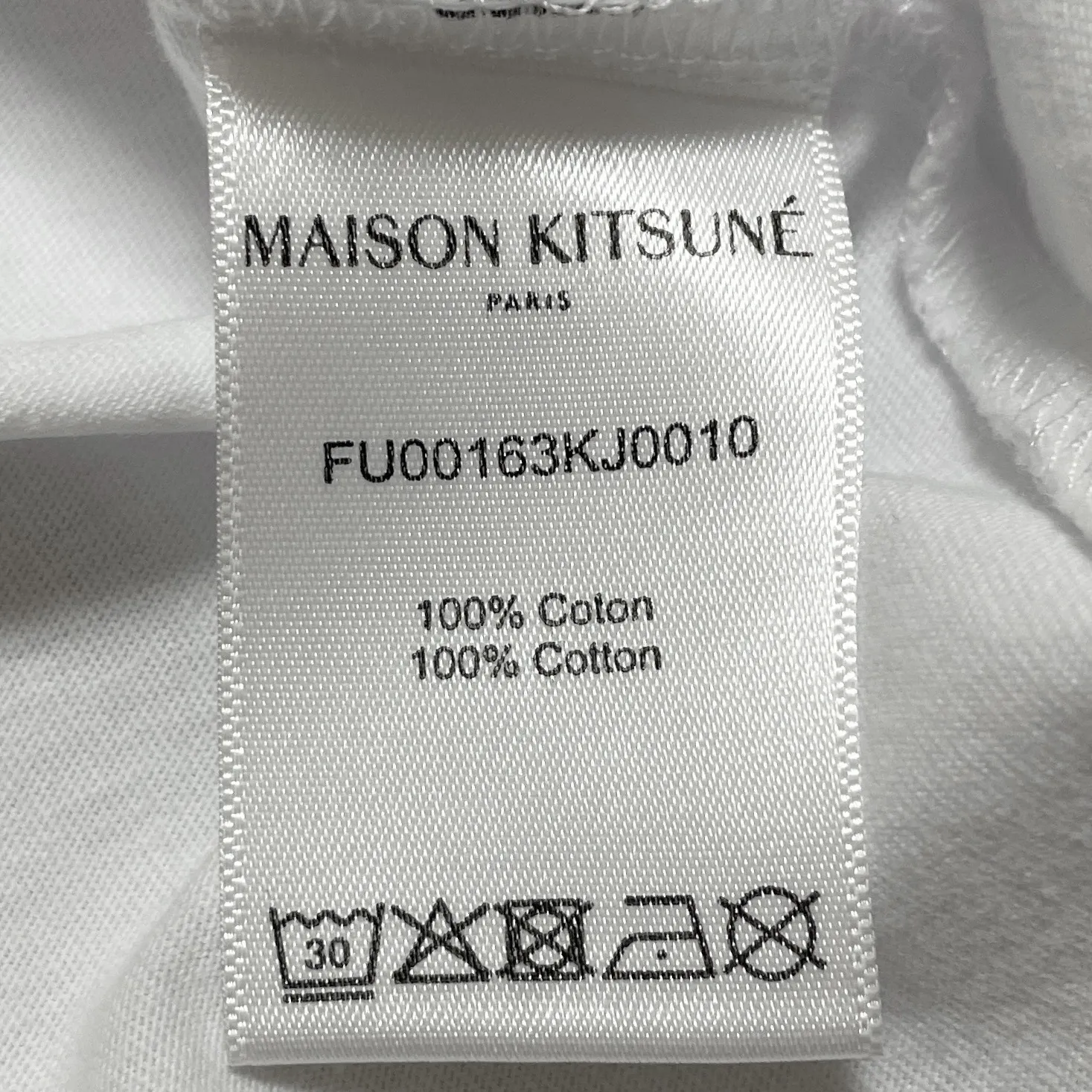 MAISON KITSUNE  |Crew Neck Unisex Long Sleeves Cotton Long Sleeve T-shirt