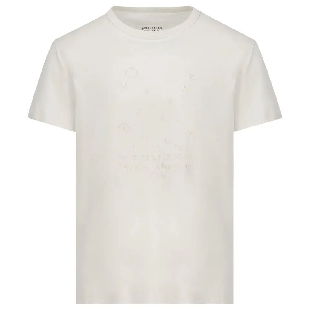 Maison Margiela  |Crew Neck Pullovers Plain Cotton Short Sleeves Logo