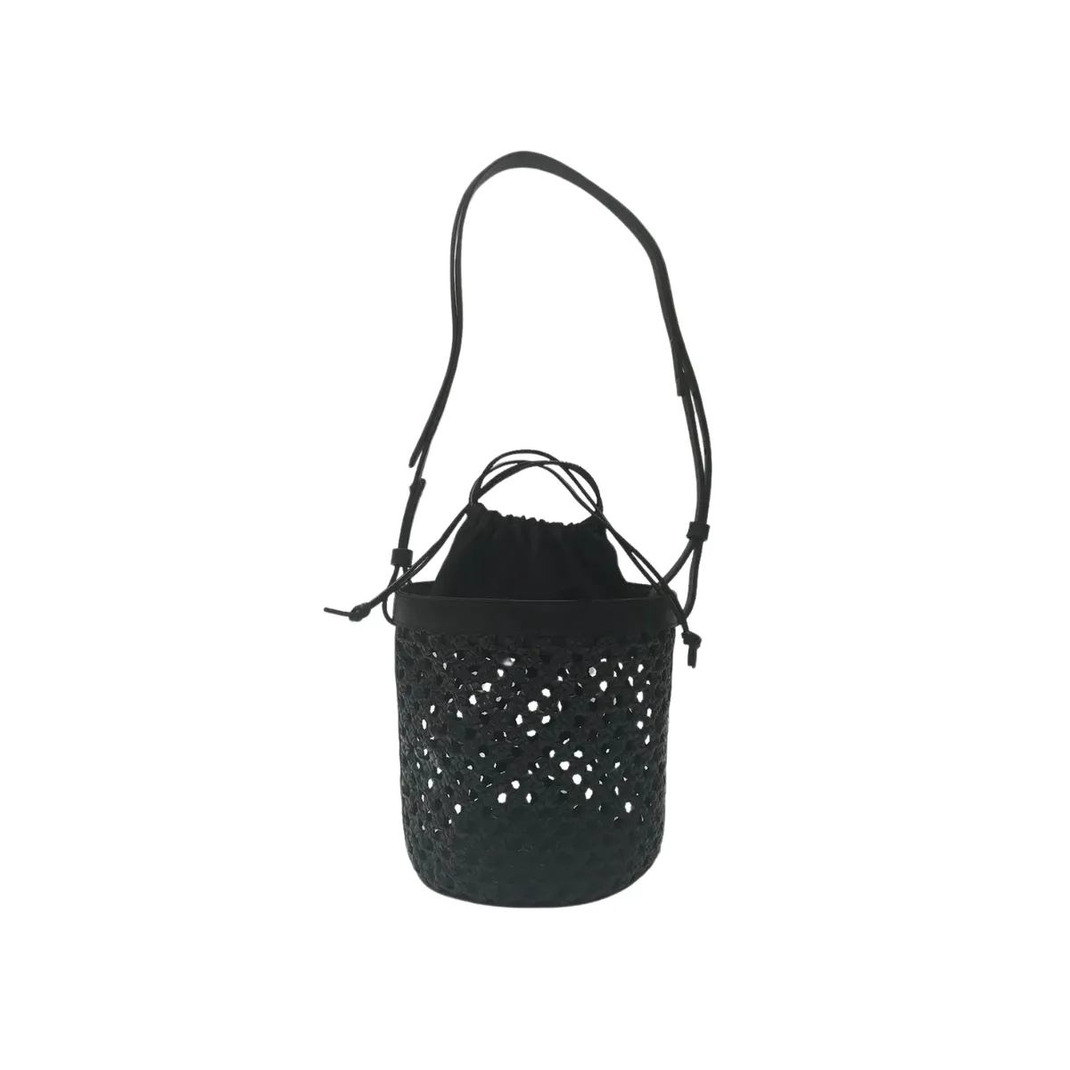 Maison NH Paris   Charlotte Cuir Tote Bag Black