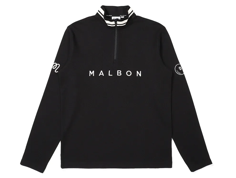 Malbon Golf  |Street Style Long Sleeves Plain Logo Sweatshirts