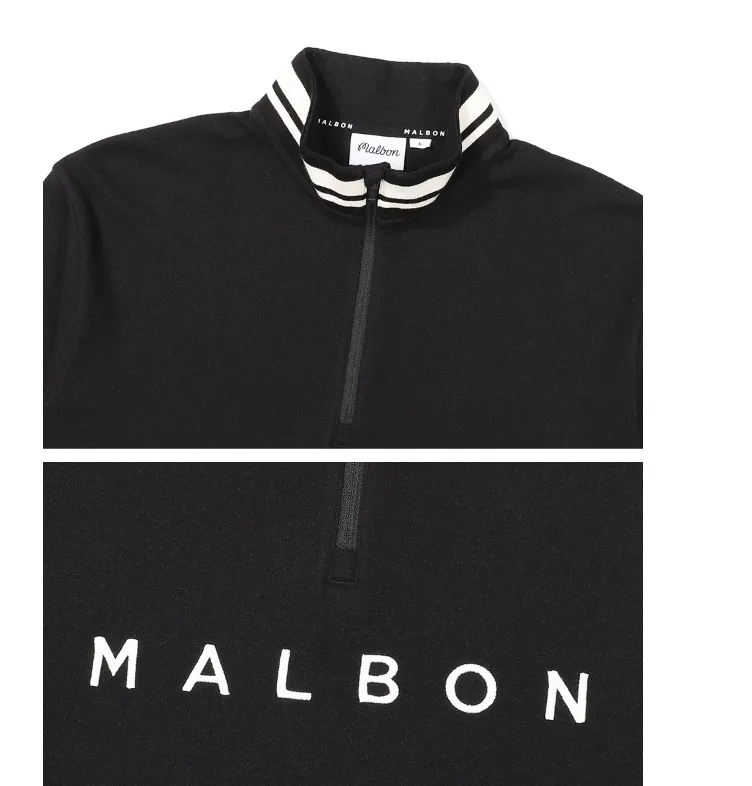 Malbon Golf  |Street Style Long Sleeves Plain Logo Sweatshirts