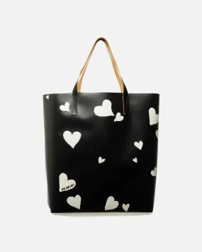 Marni Bunch of Hearts Tote Bag in Black