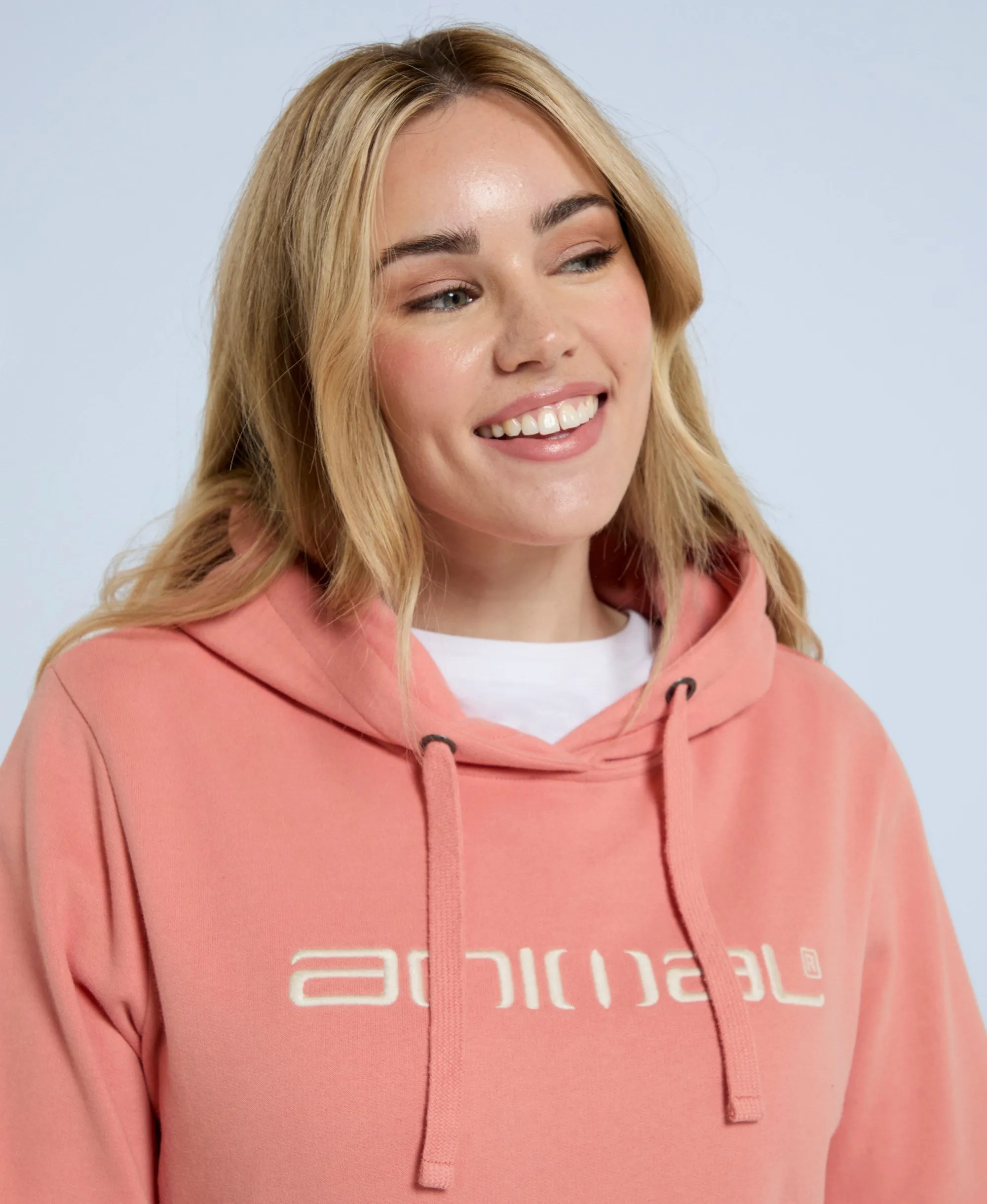 Maya Womens Hoodie - Coral