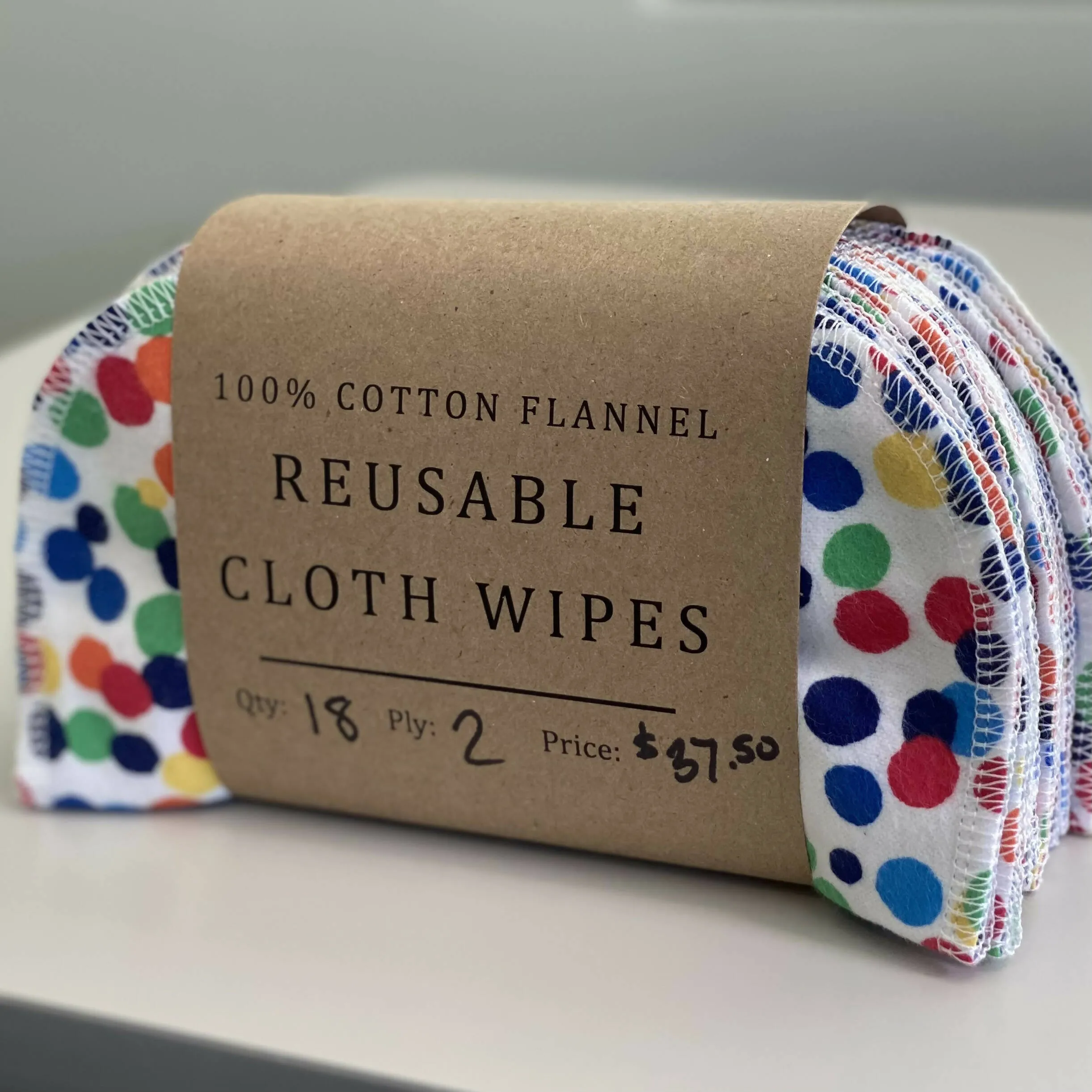 Miche Niche - 100% Cotton Flannel Reusable Cloth Wipes