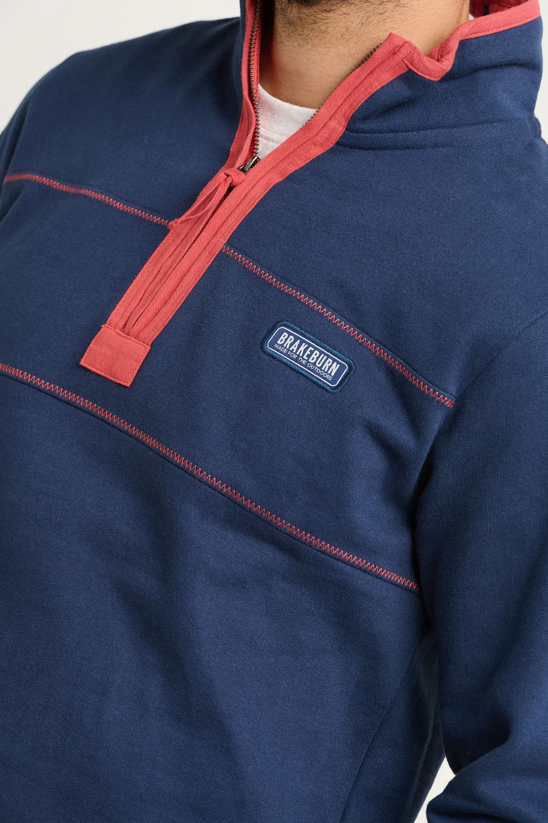 Navy Quarter Zip Sweatshirt