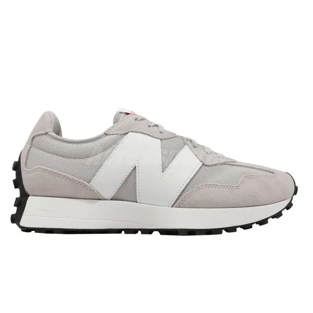 New balance 327 nb grey white men unisex casual lifestyle shoes ms327cgw-d