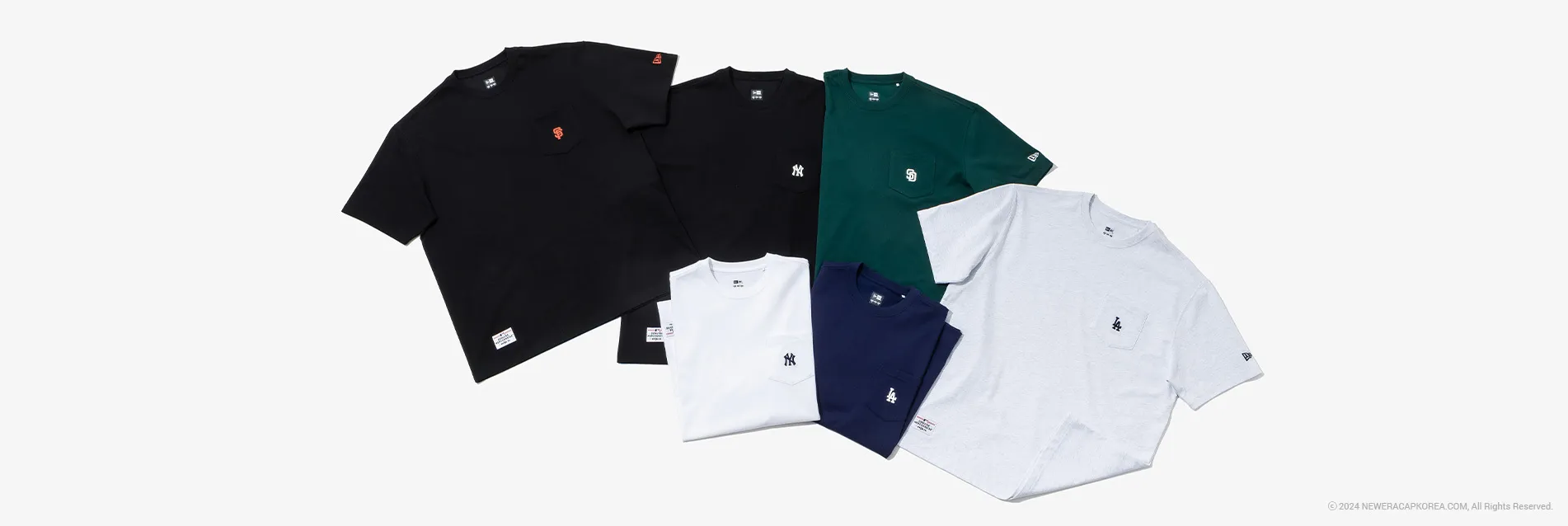 New Era  |Crew Neck Pullovers Unisex Cotton Short Sleeves With Jewels