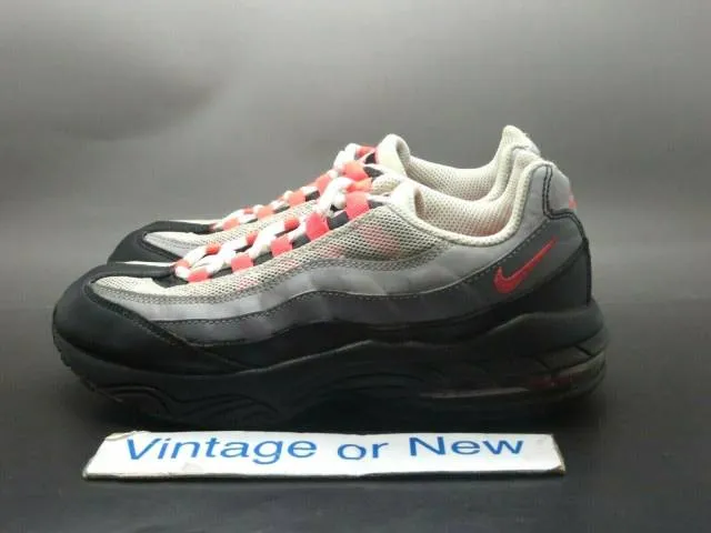 Nike air max '95 solar red ps preschool running shoes 905461-007 sz 2.5y