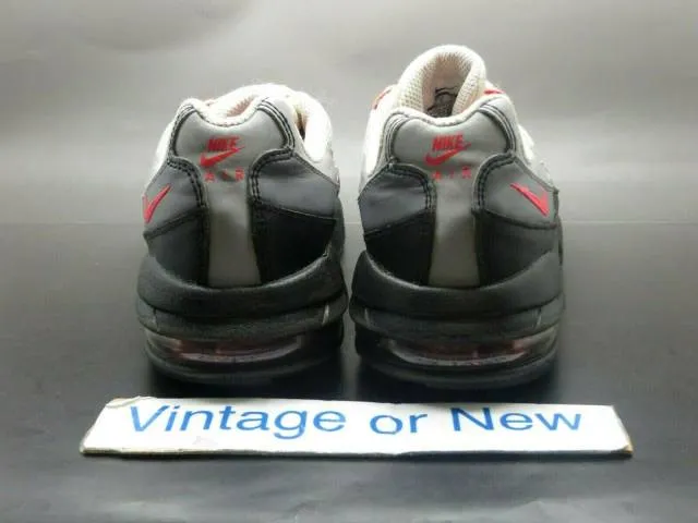 Nike air max '95 solar red ps preschool running shoes 905461-007 sz 2.5y