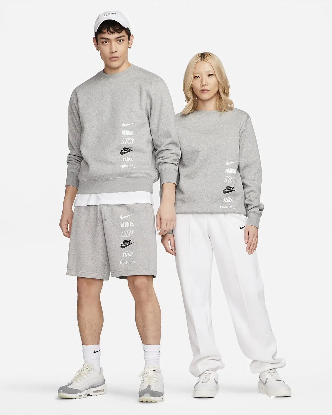 Nike  |Pullovers Unisex Street Style Long Sleeves Logo Sweatshirts