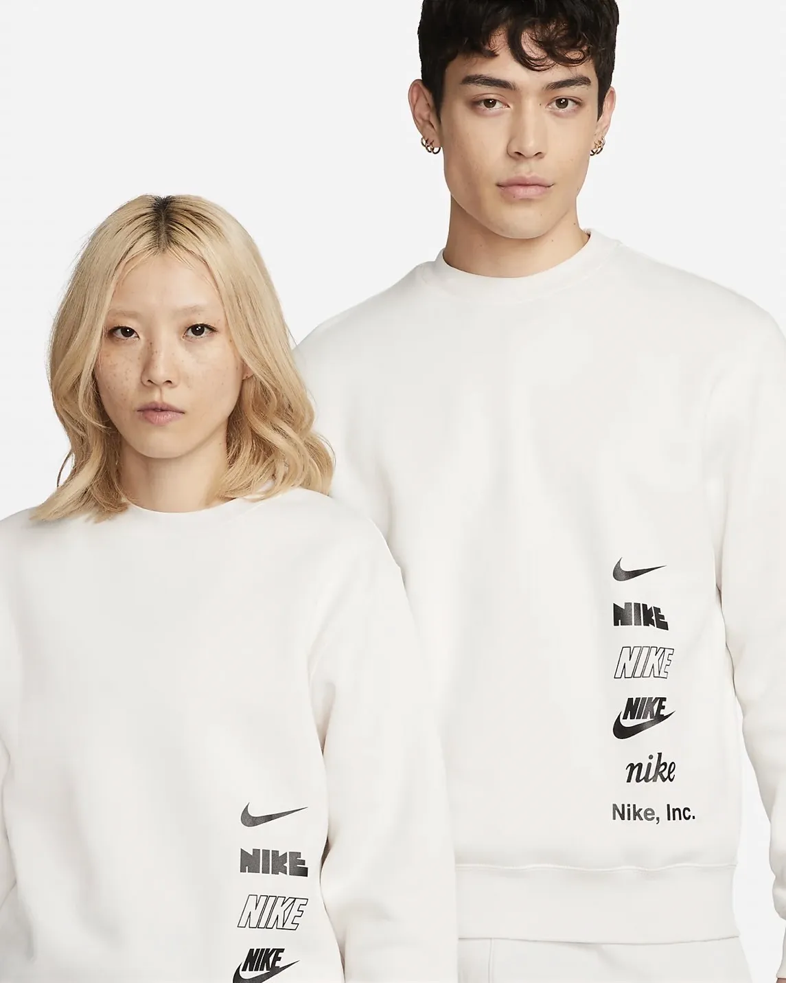 Nike  |Pullovers Unisex Street Style Long Sleeves Logo Sweatshirts