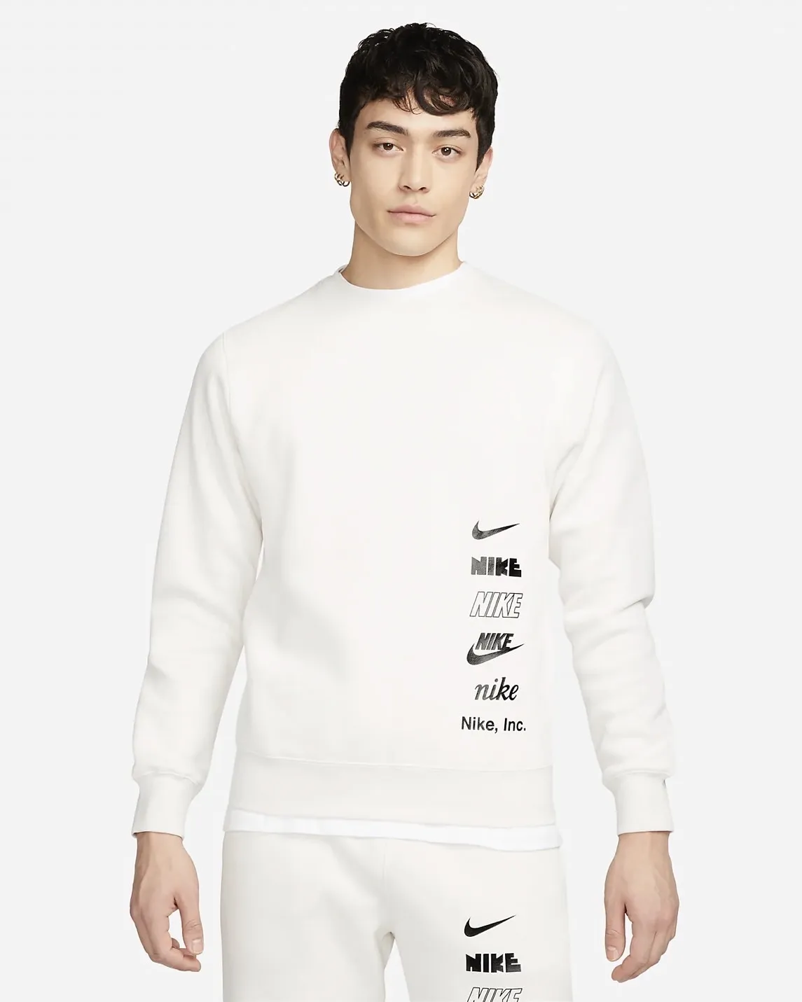 Nike  |Pullovers Unisex Street Style Long Sleeves Logo Sweatshirts