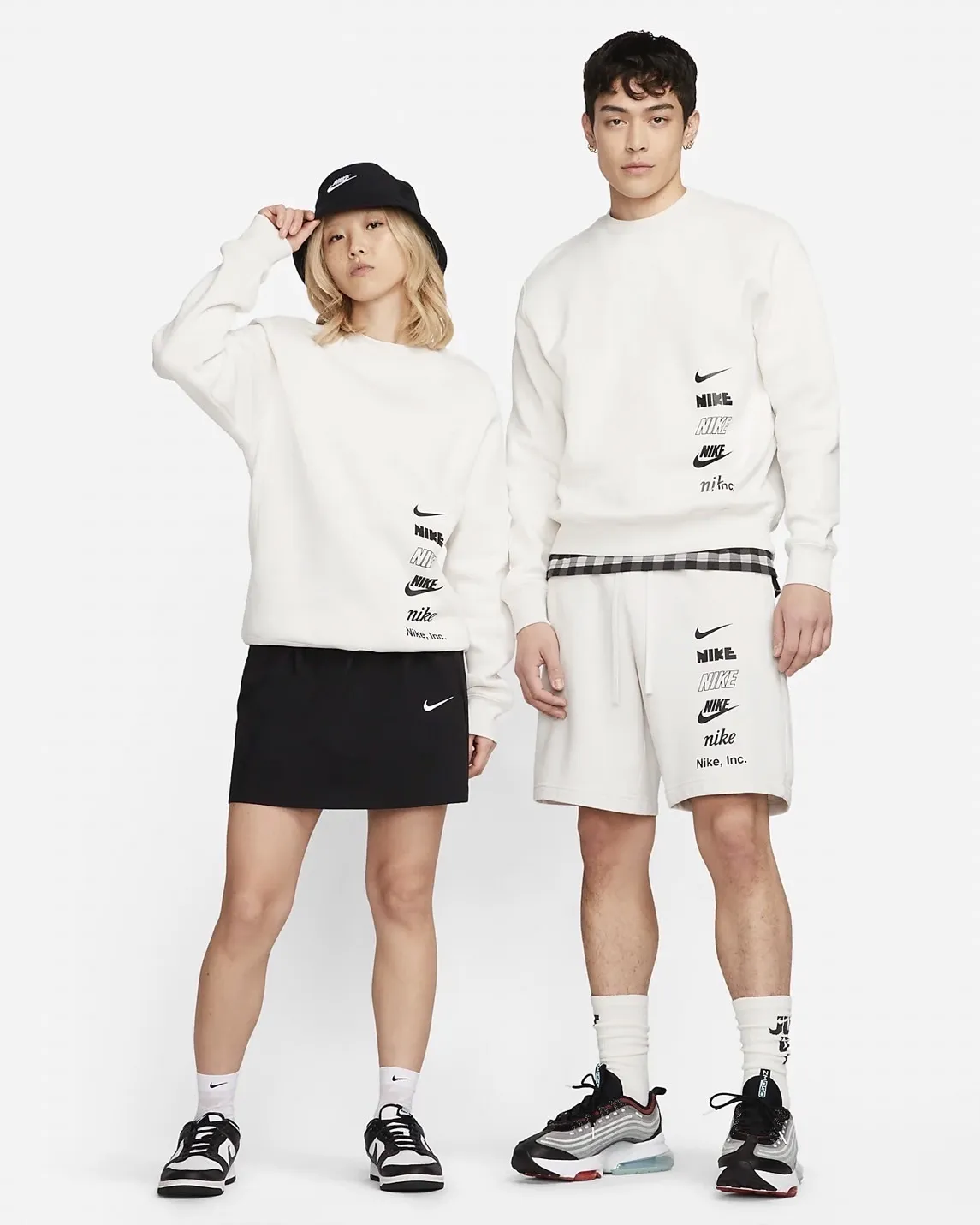 Nike  |Pullovers Unisex Street Style Long Sleeves Logo Sweatshirts