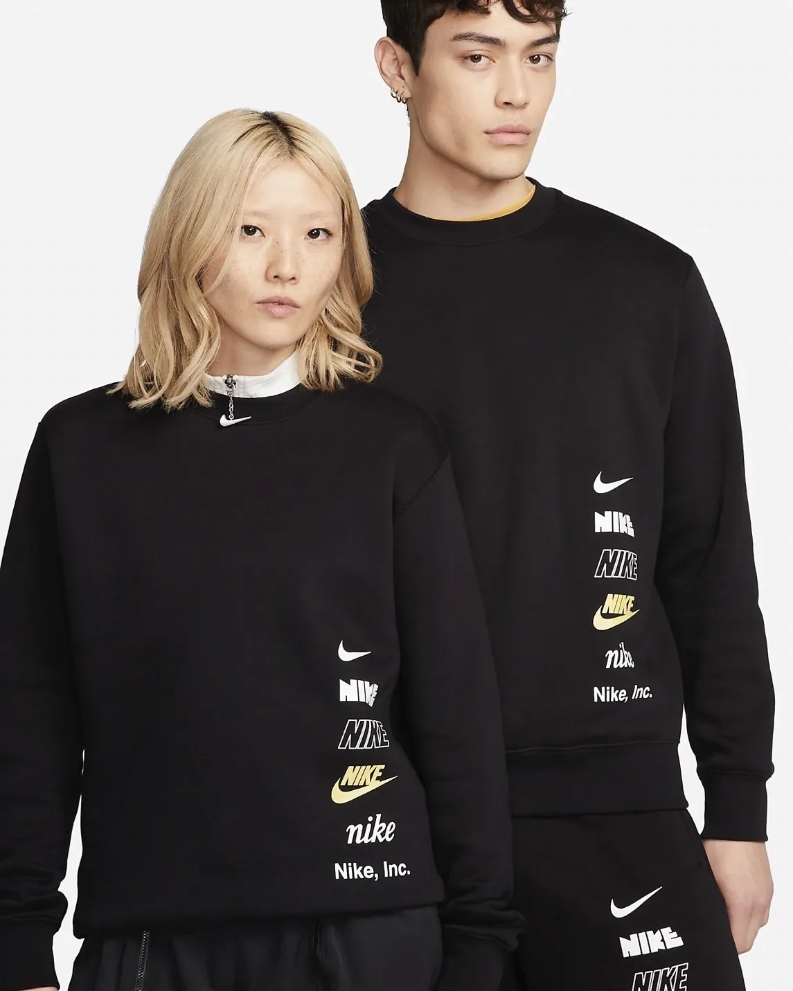 Nike  |Pullovers Unisex Street Style Long Sleeves Logo Sweatshirts