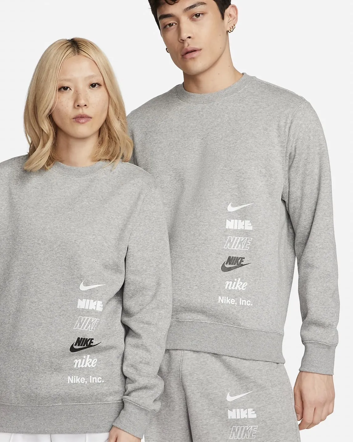 Nike  |Pullovers Unisex Street Style Long Sleeves Logo Sweatshirts