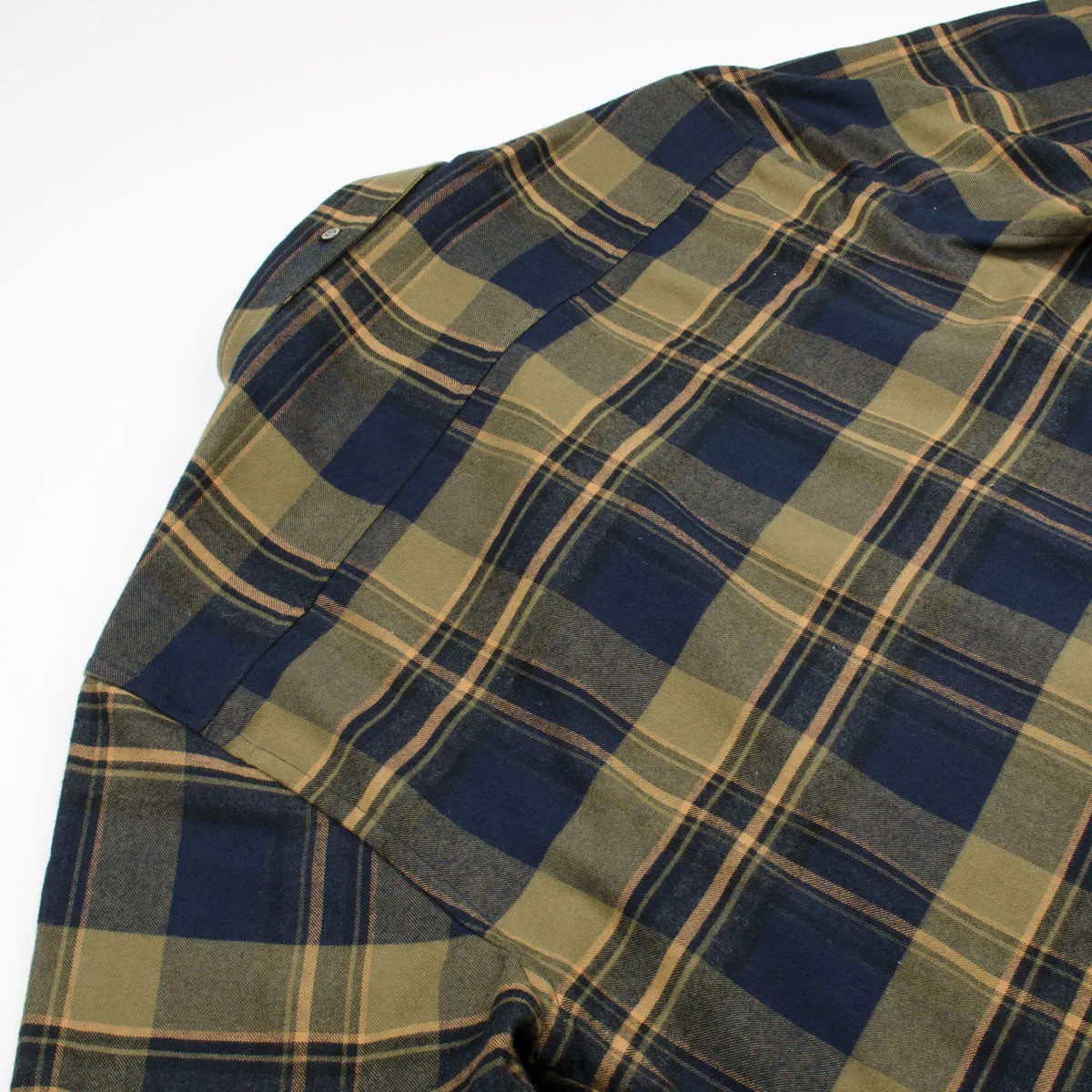 Norse Projects - Anton Brushed Flannel Check Shirt - Ivy Green