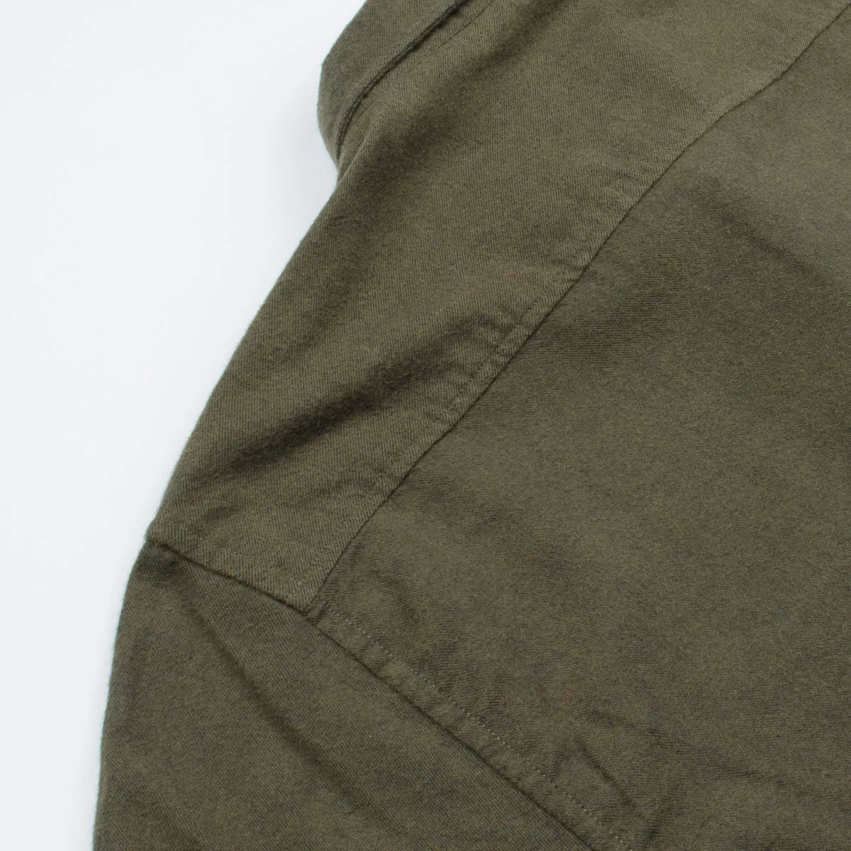 Norse Projects - Anton Brushed Flannel Shirt - Dark Green