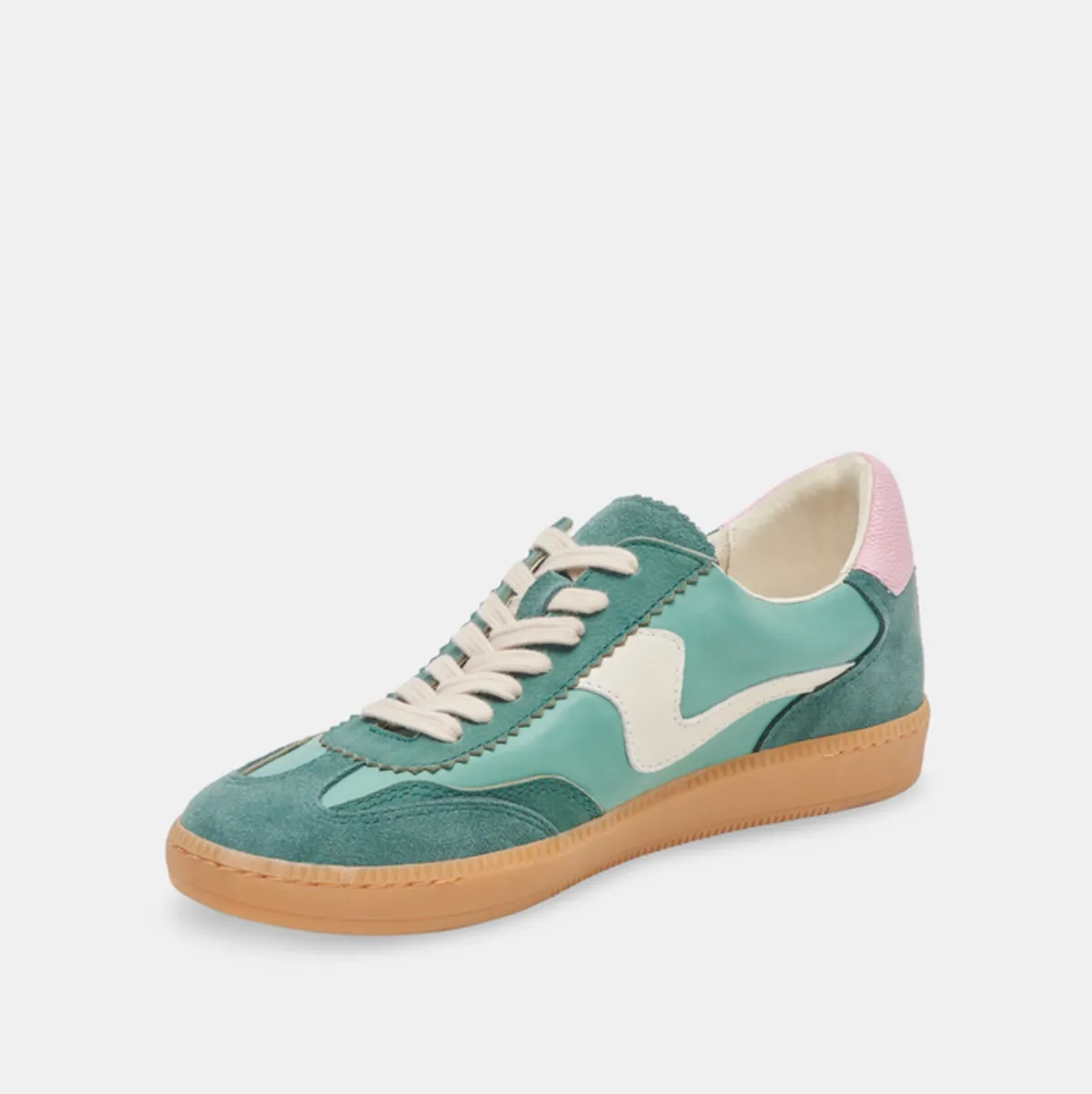 Notice Suede Sneaker - Green Multi