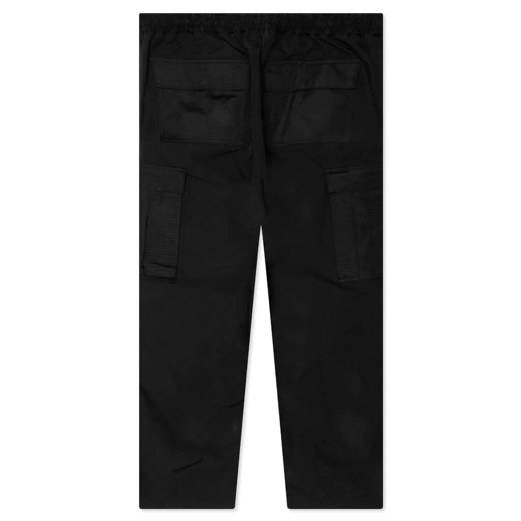 Nylon Cargo Pants - Black