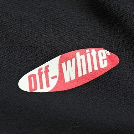 Off-White  |Crew Neck Unisex Street Style Long Sleeves Cotton