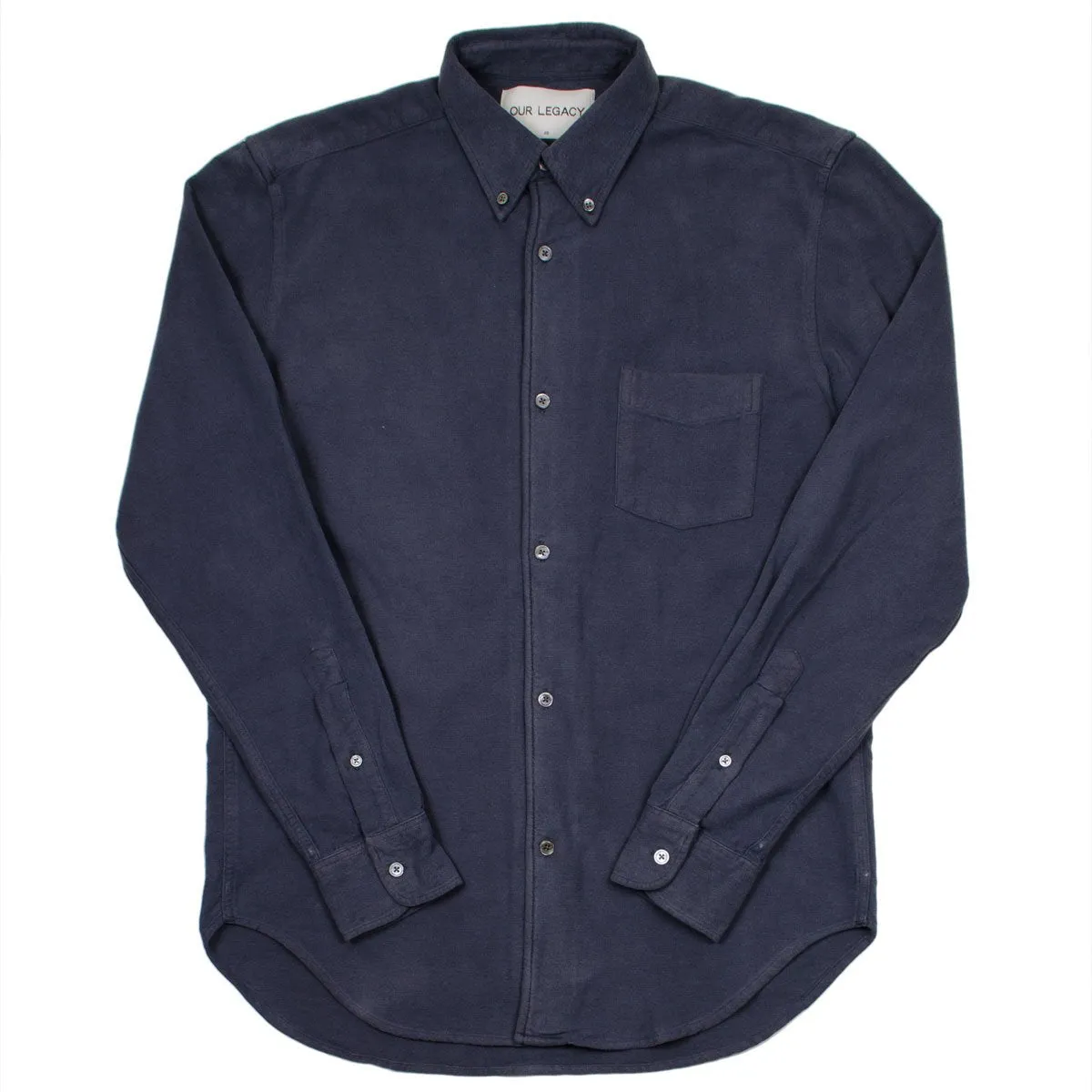 Our Legacy - 1950's Shirt - Graphite Solid Ultimate Flannel