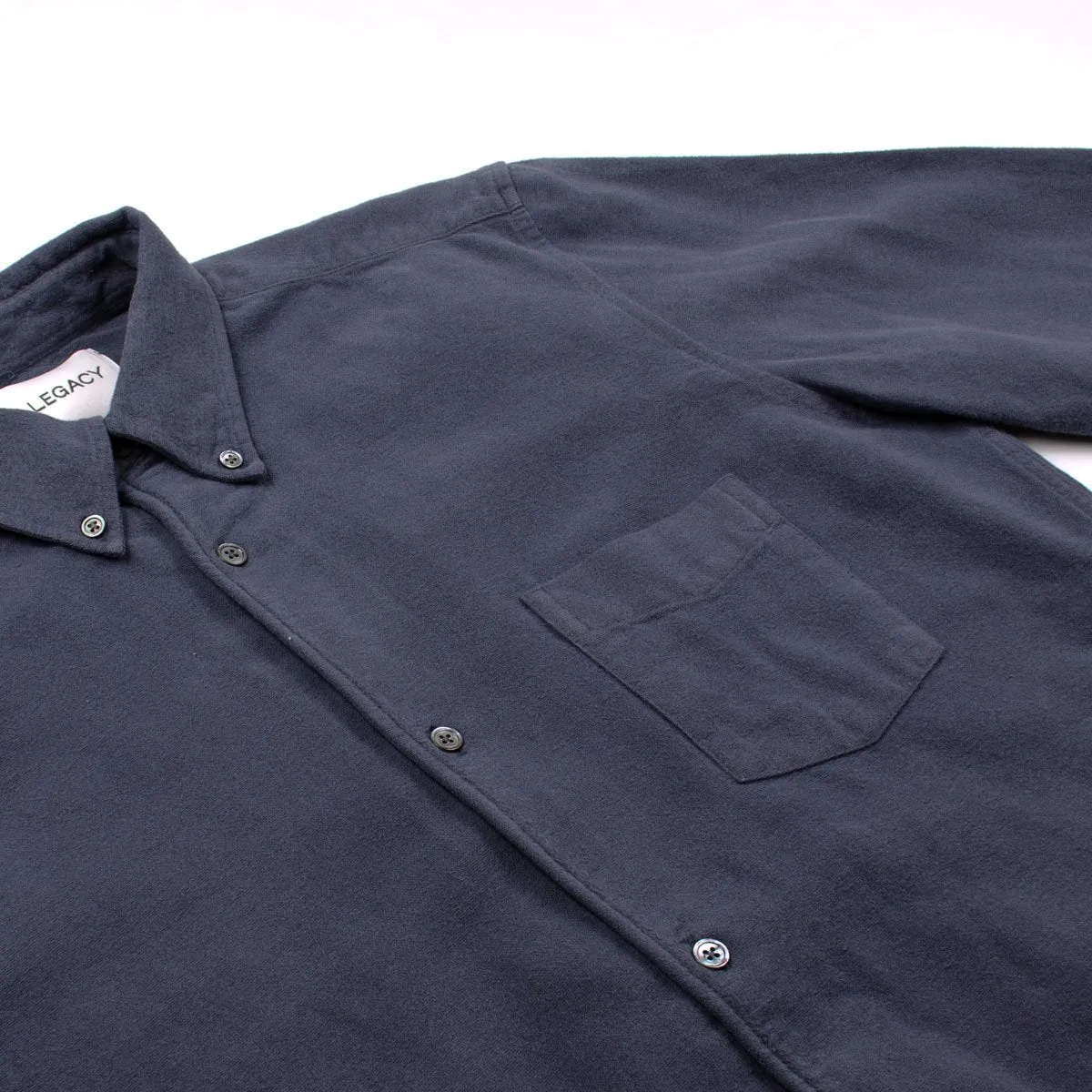 Our Legacy - 1950's Shirt - Graphite Solid Ultimate Flannel