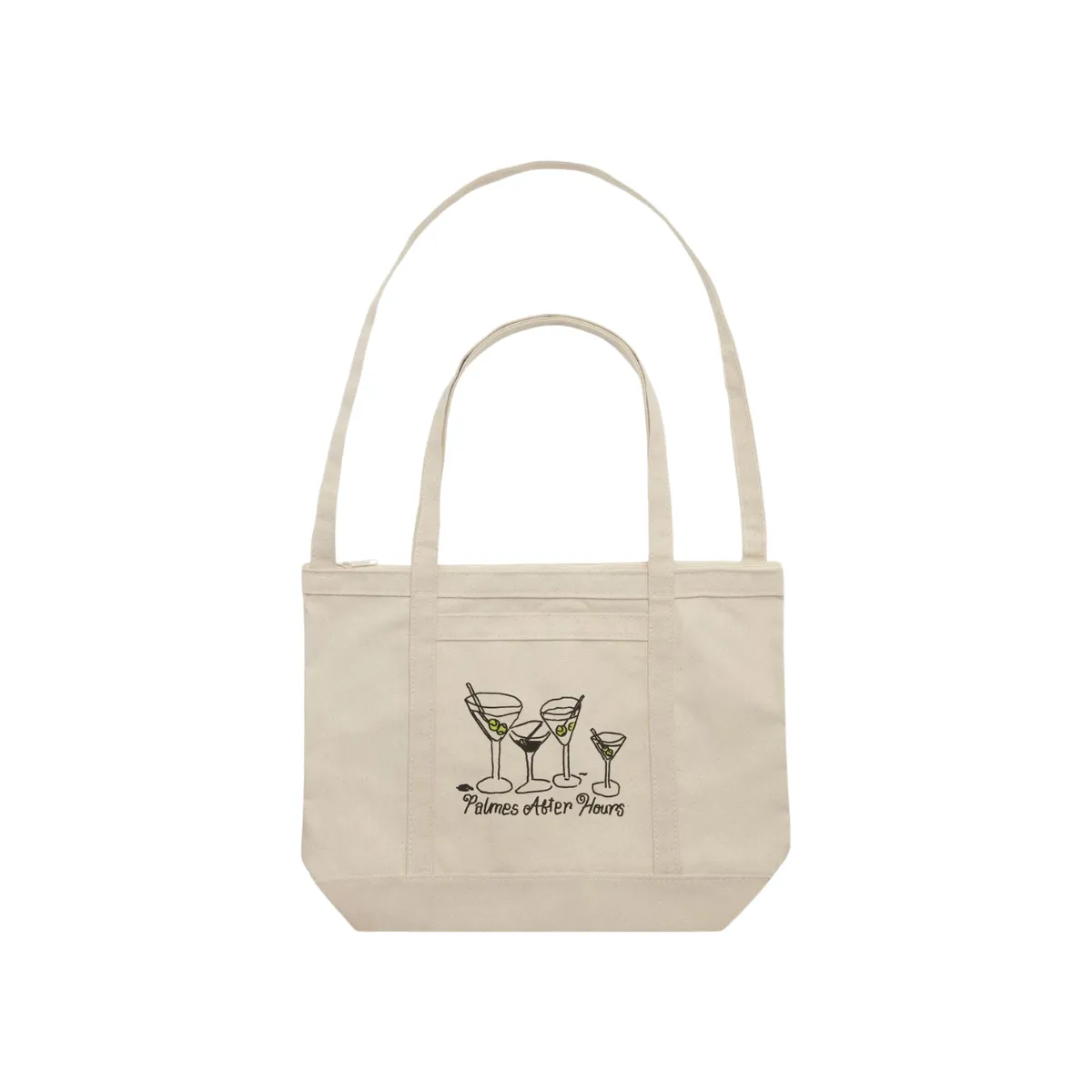 Palmes   Martini Zip Tote Bag Off-White