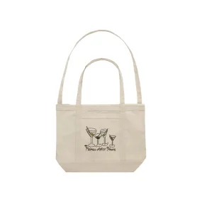 Palmes   Martini Zip Tote Bag Off-White