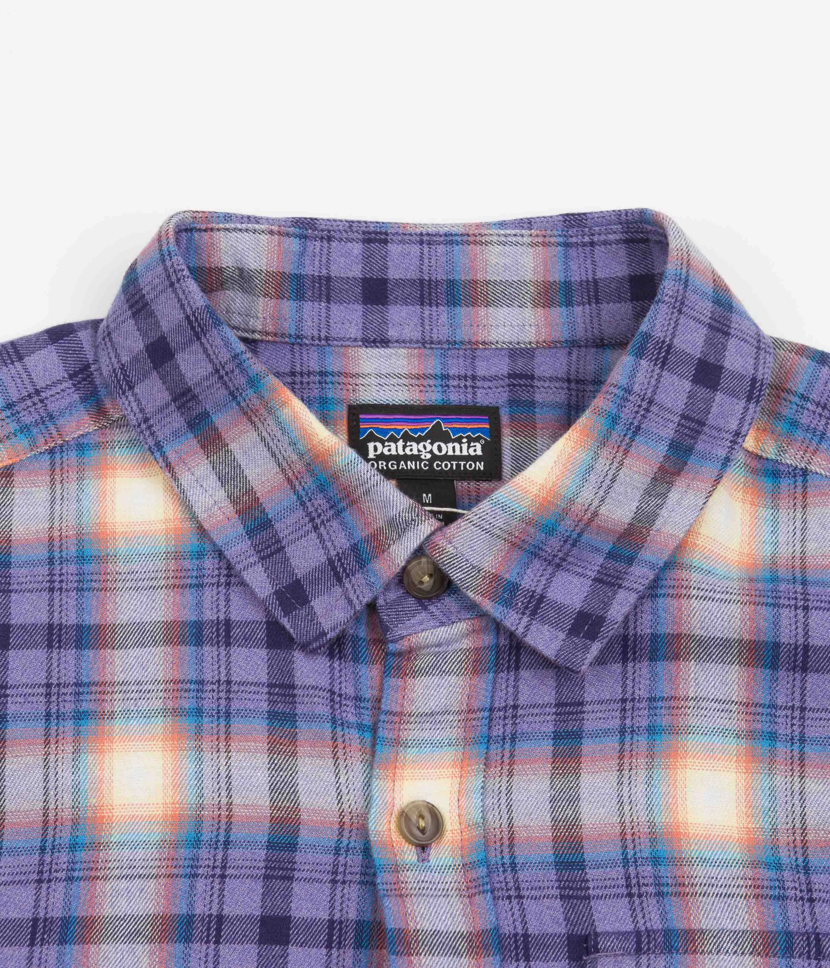 Patagonia Cotton In Conversion Fjord Flannel Shirt - Ombre Vintage: Perennial Purple