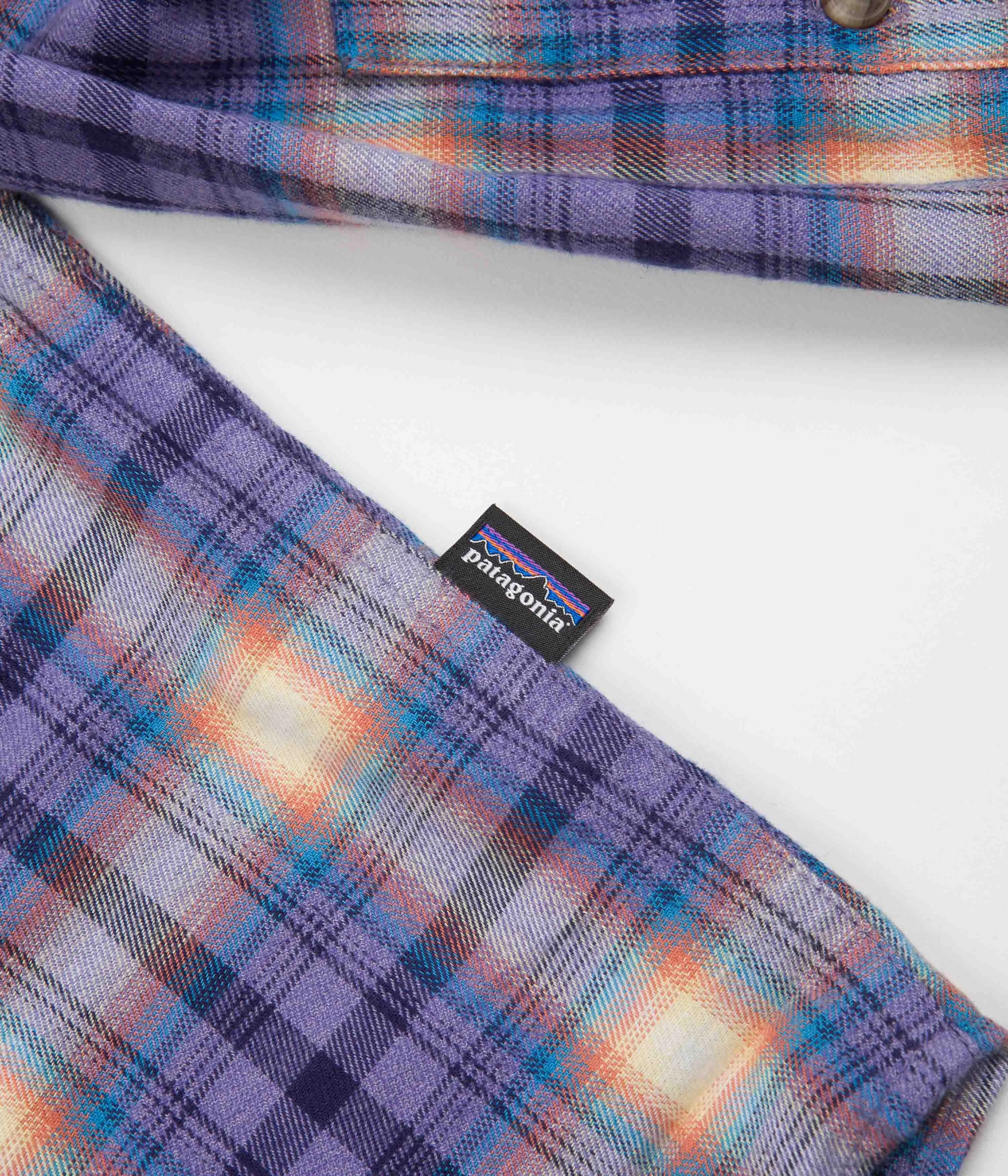 Patagonia Cotton In Conversion Fjord Flannel Shirt - Ombre Vintage: Perennial Purple