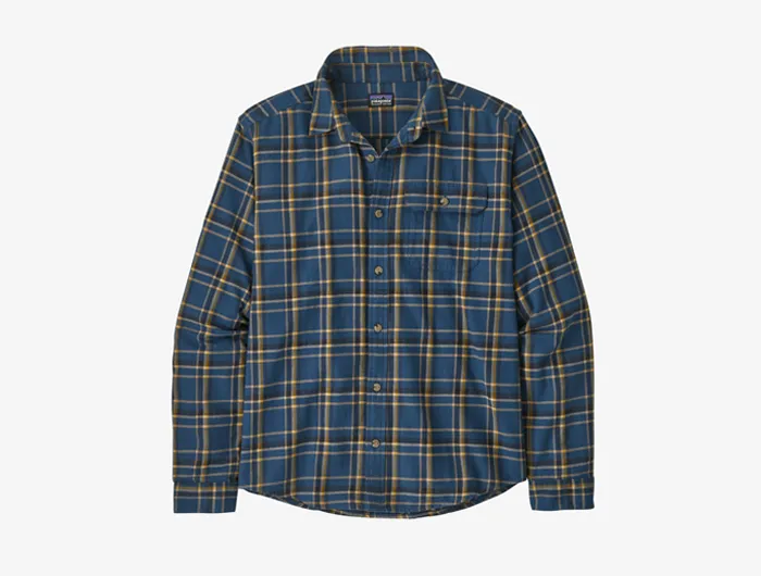 Patagonia Men's Long-Sleeved Cotton in Conversion Lightweight Fjord Flannel Shirt