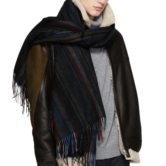 Paul Smith - Men's Striped Blanket Scarf